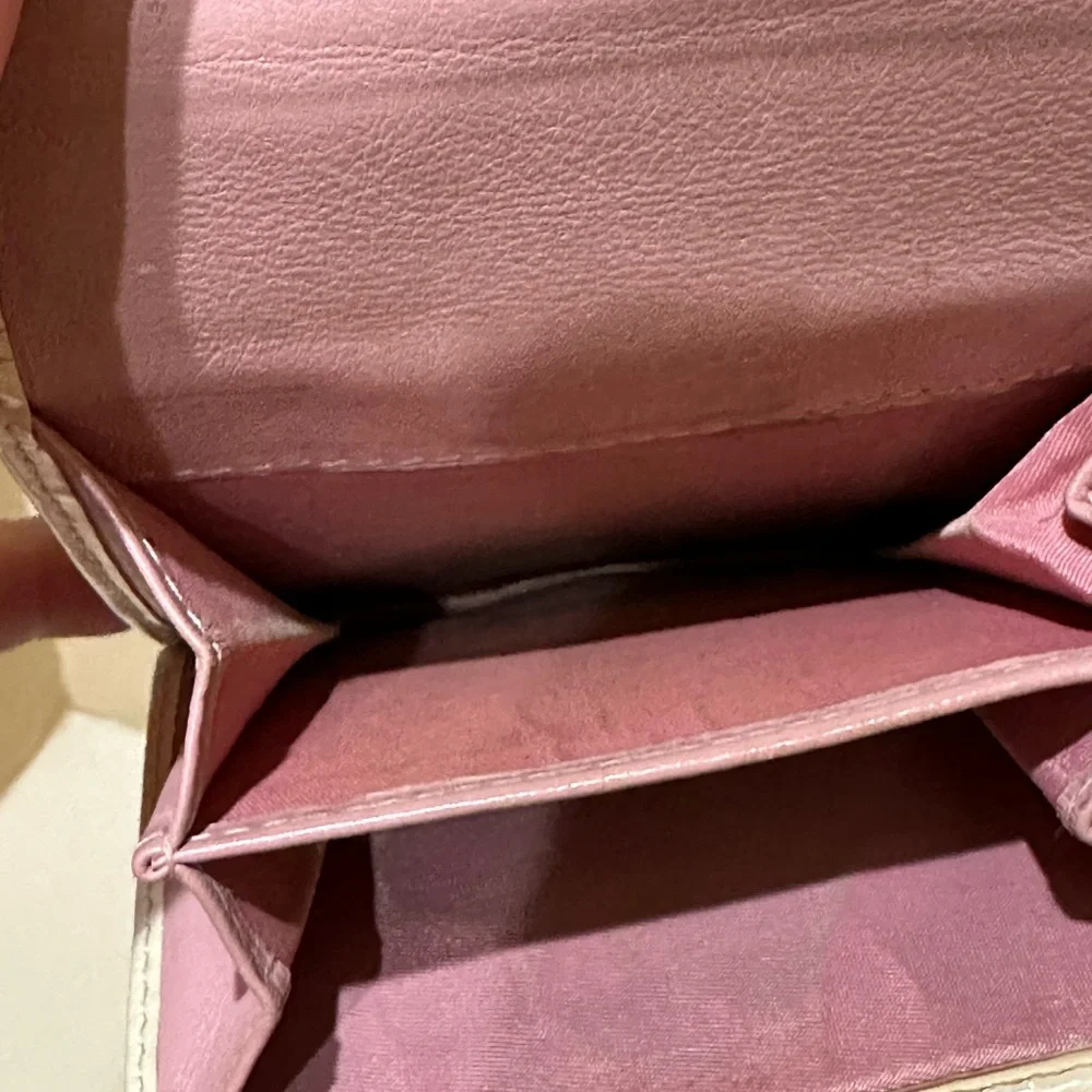 Christian Dior Oblique Trotte No 1 Pink Bifold Wallet